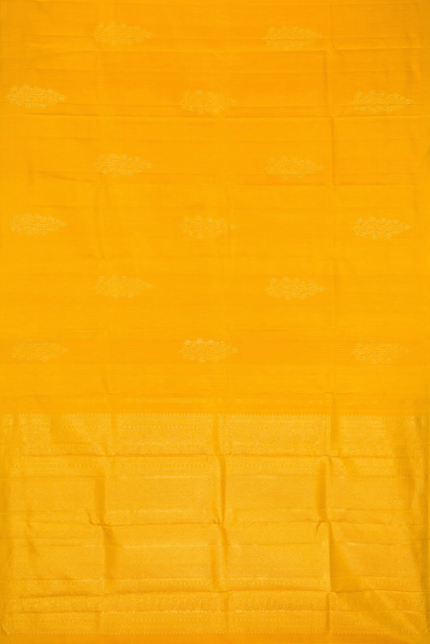 Yellow Kanjivaram Silk Saree - Image 5