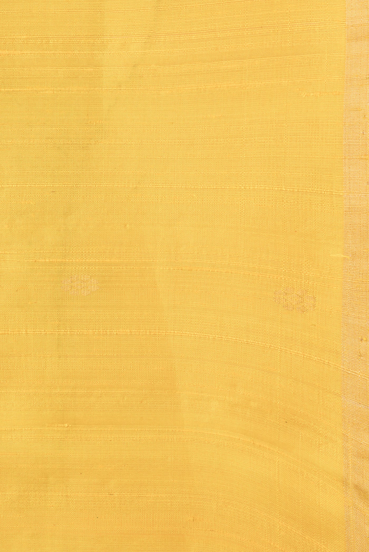 Yellow Raw Silk Saree - Image 3