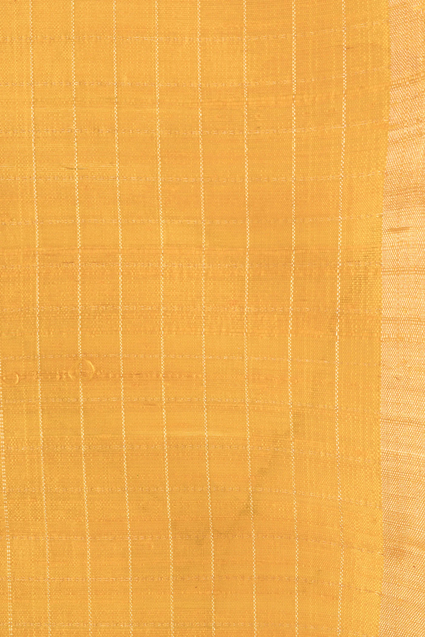 Yellow Raw Silk Saree - Image 3