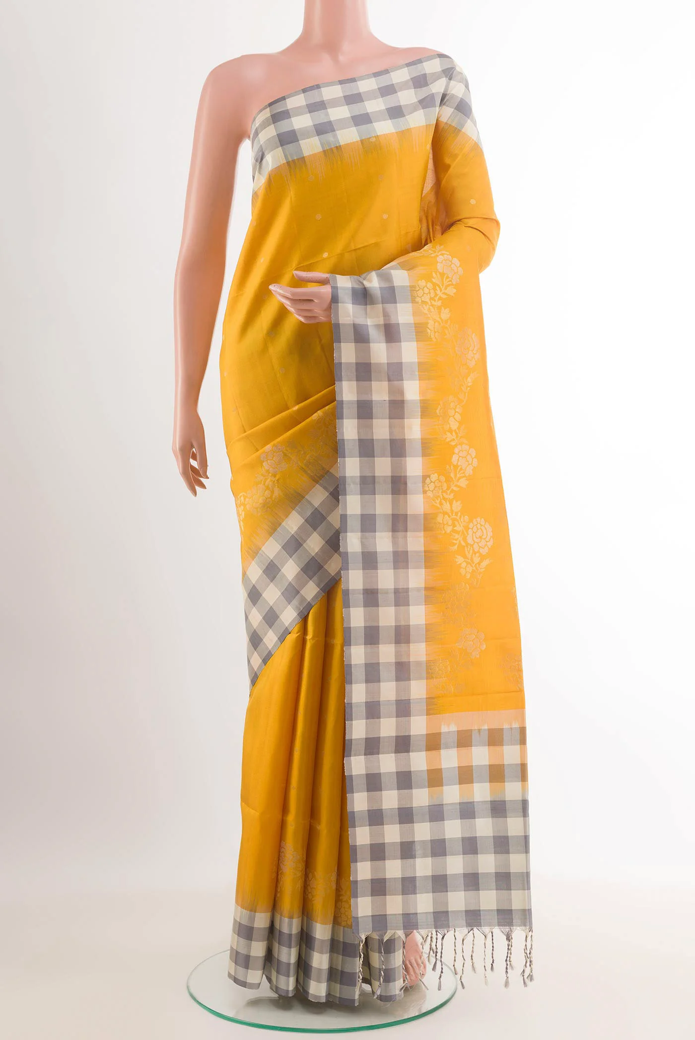 Yellow Soft Silk Saree