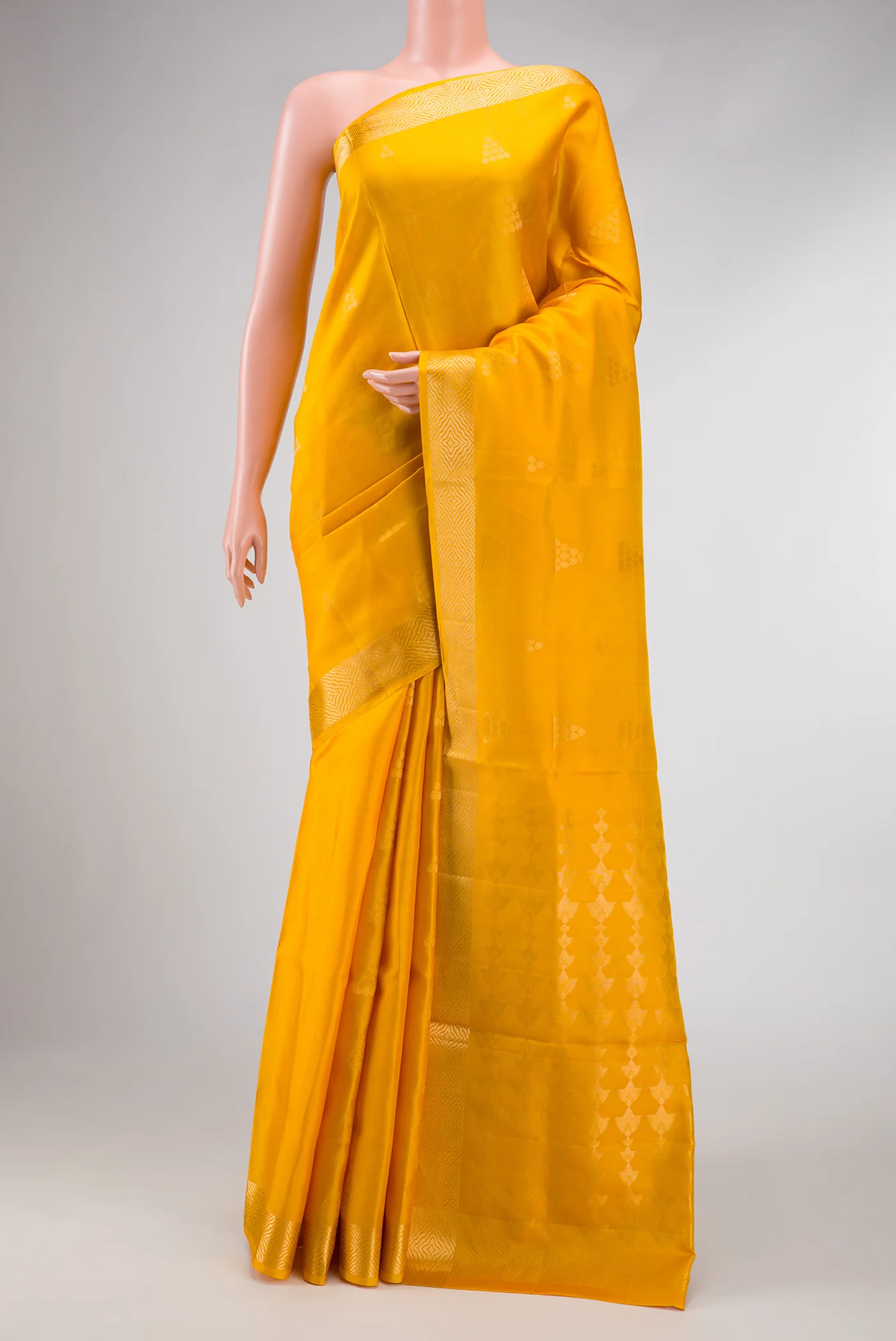 Yellow Soft Silk Saree