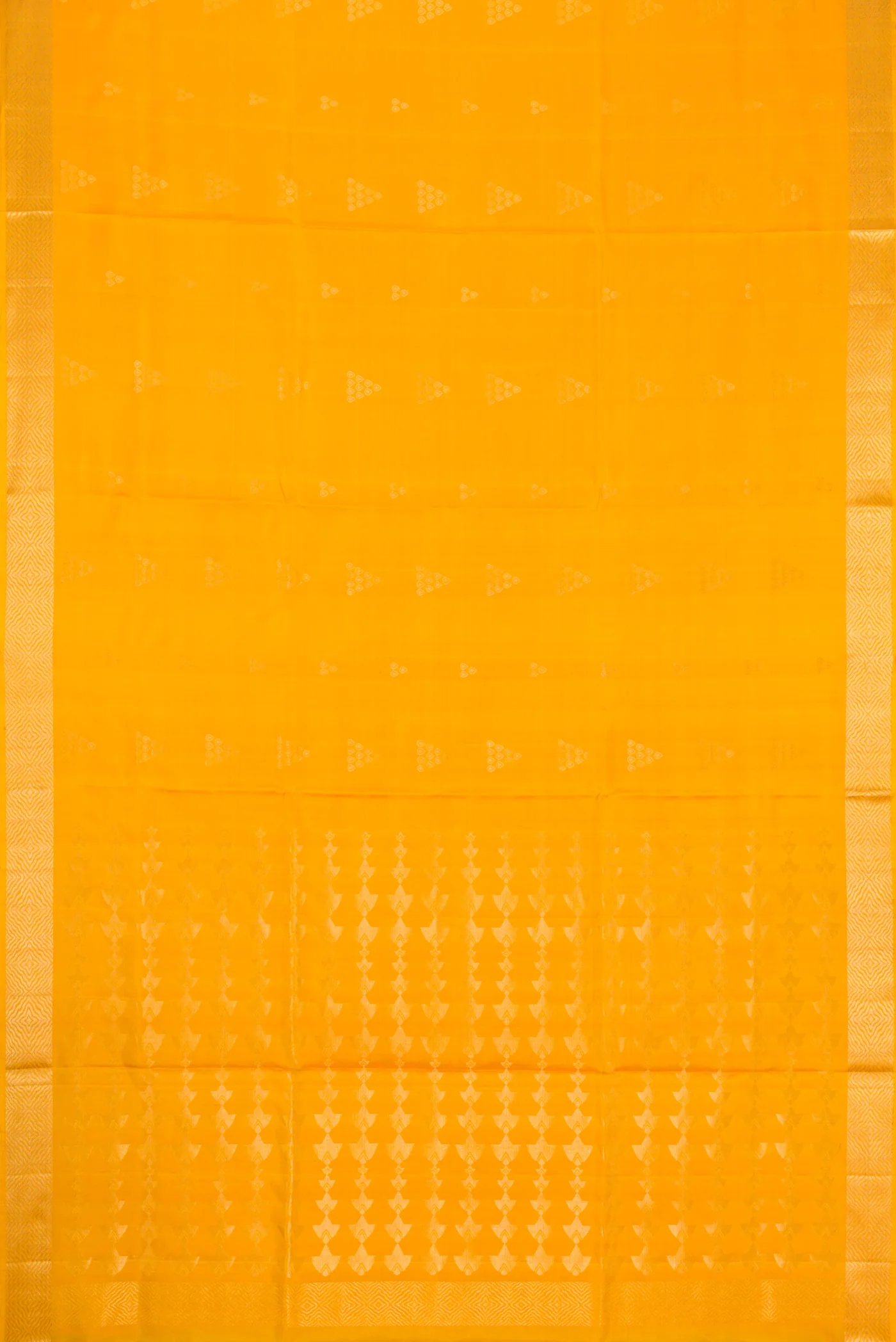 Yellow Soft Silk Saree - Image 6