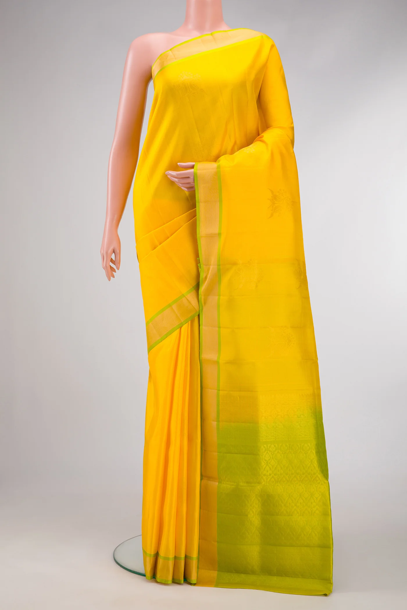 Yellow Soft Silk Saree