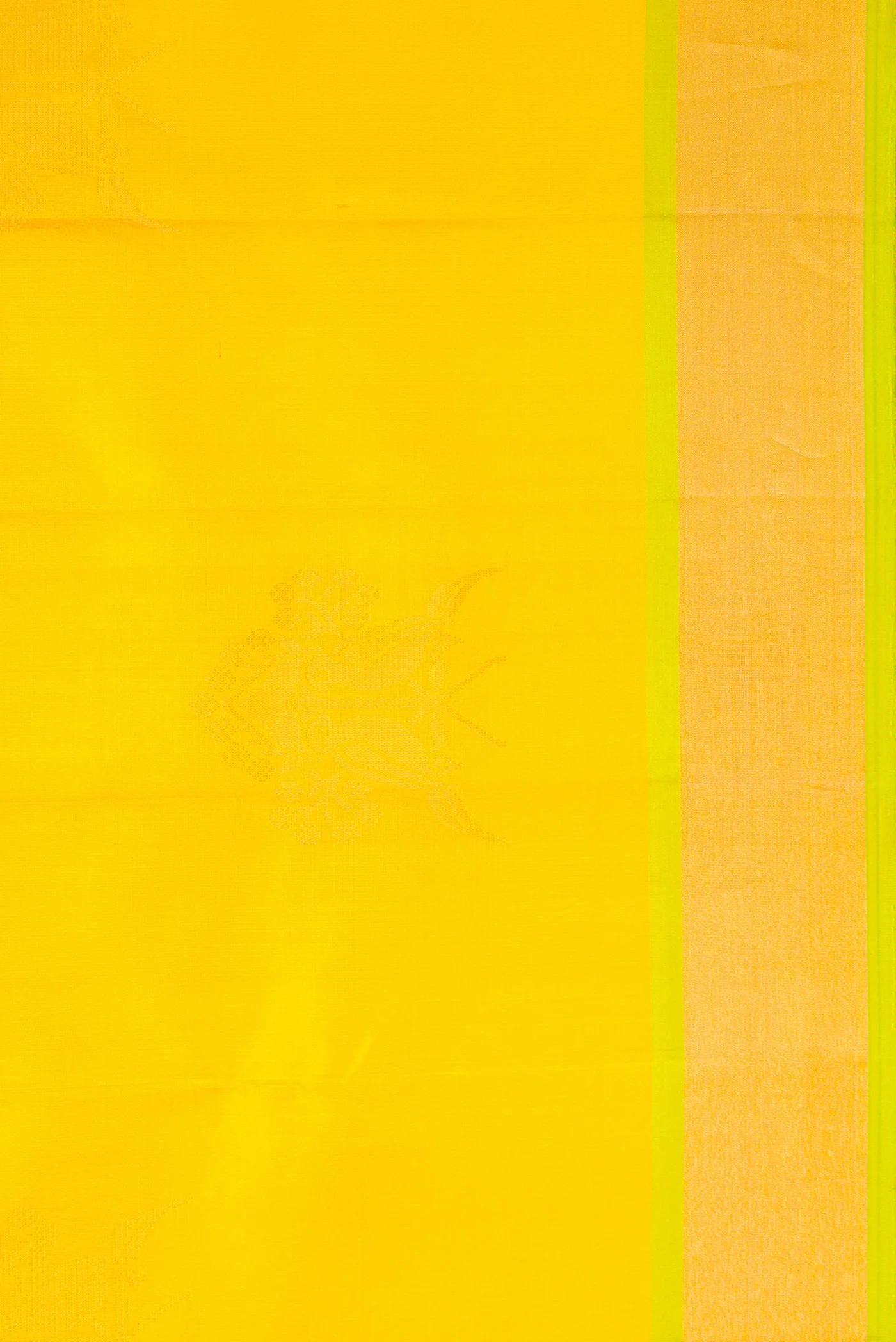 Yellow Soft Silk Saree - Image 3