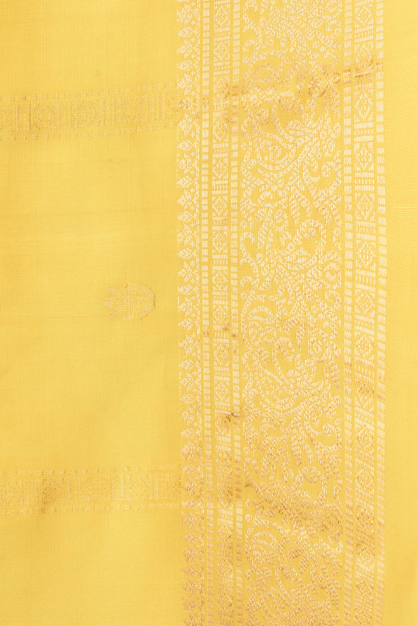 Yellow Soft Silk Saree - Image 3