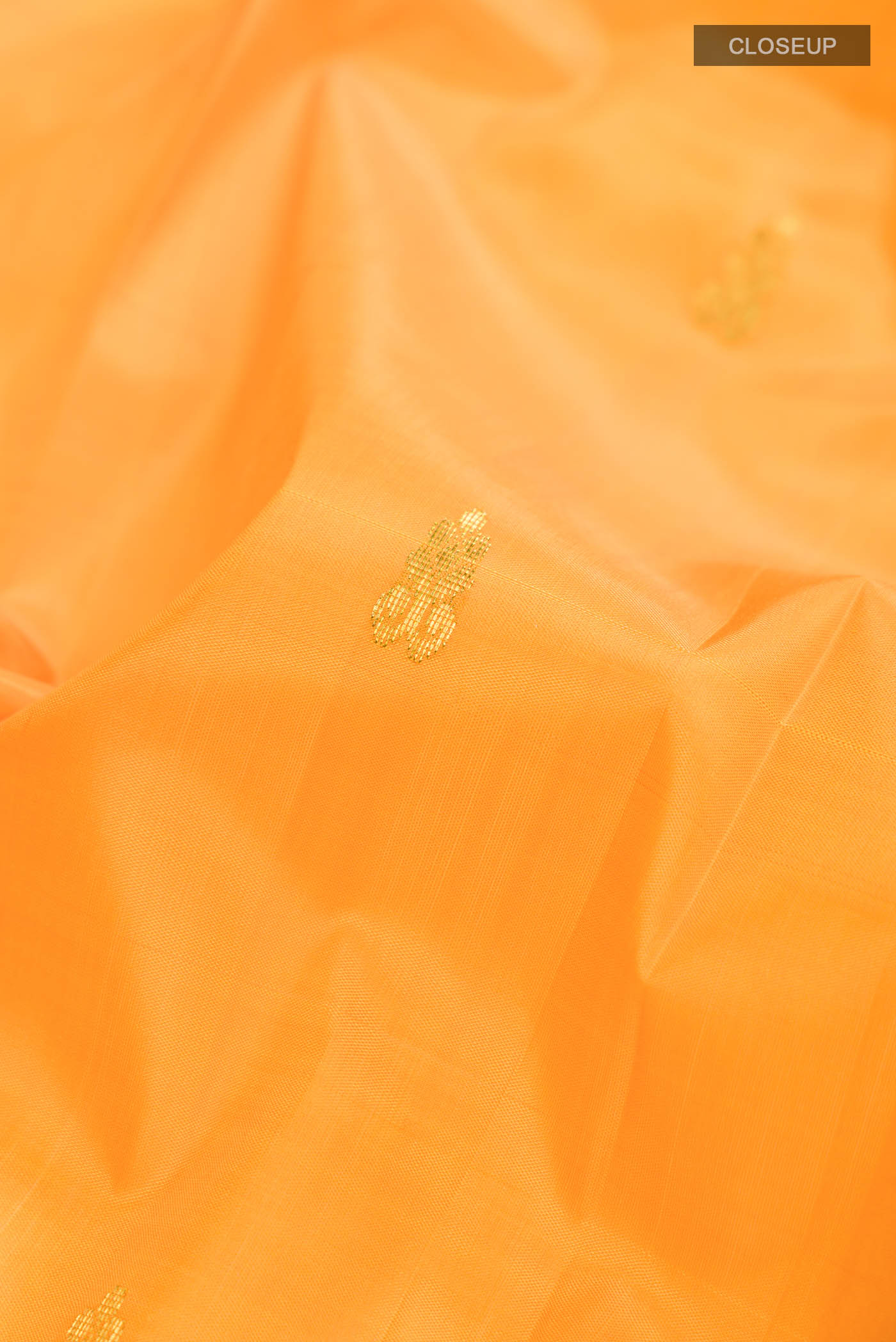 Yellow Kanjivaram Silk Saree - Image 2