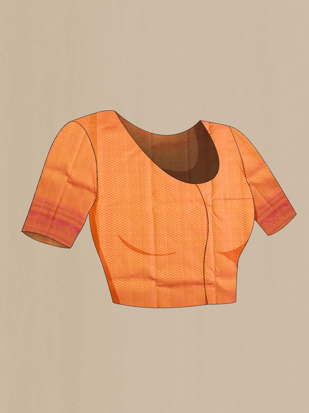Yellow Kanjivaram Silk Saree - Image 5