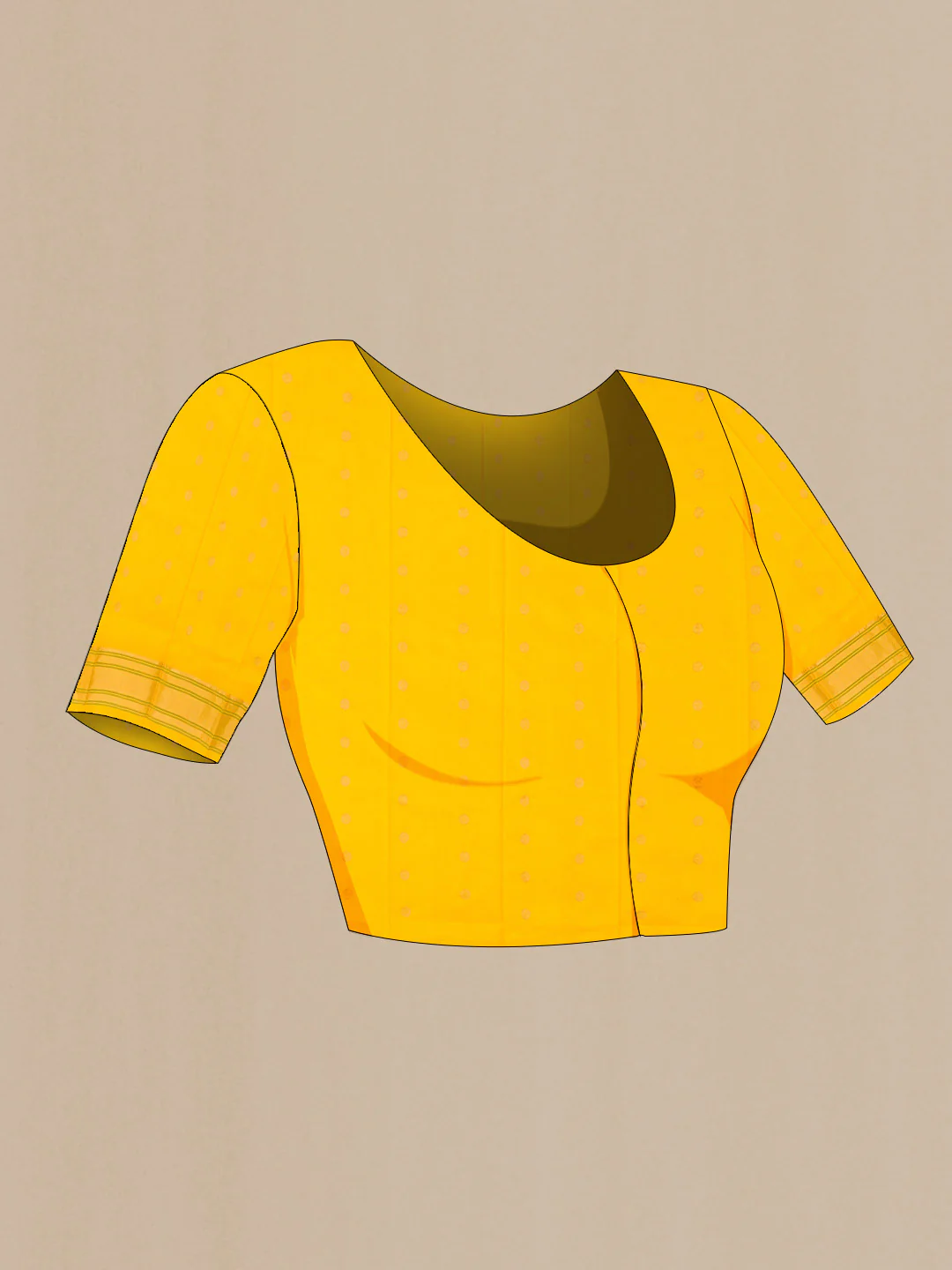 Yellow Paithani Silk Saree - Image 5