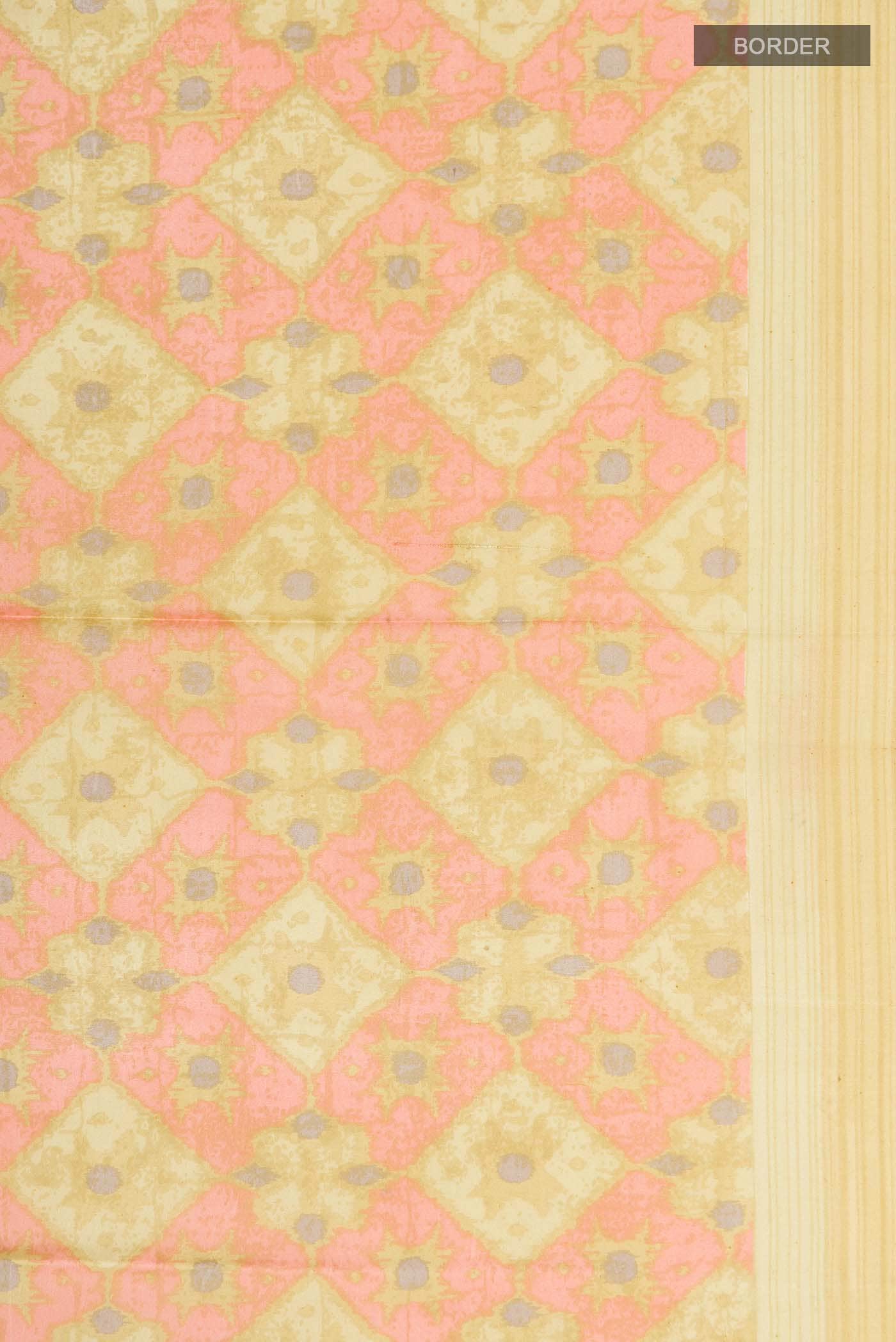 Multi Color Printed Silk Saree - Image 4