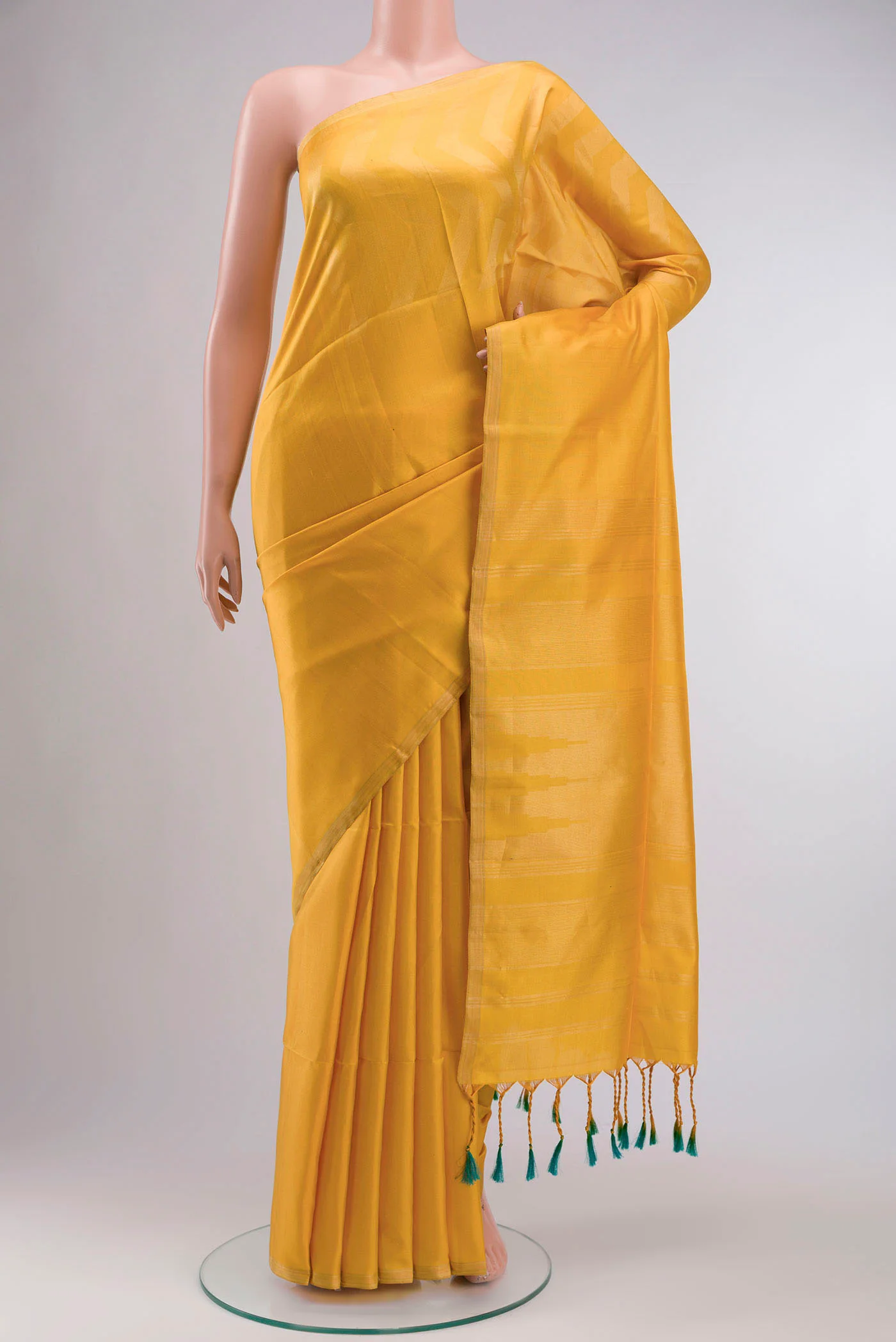 Yellow Soft Silk Saree