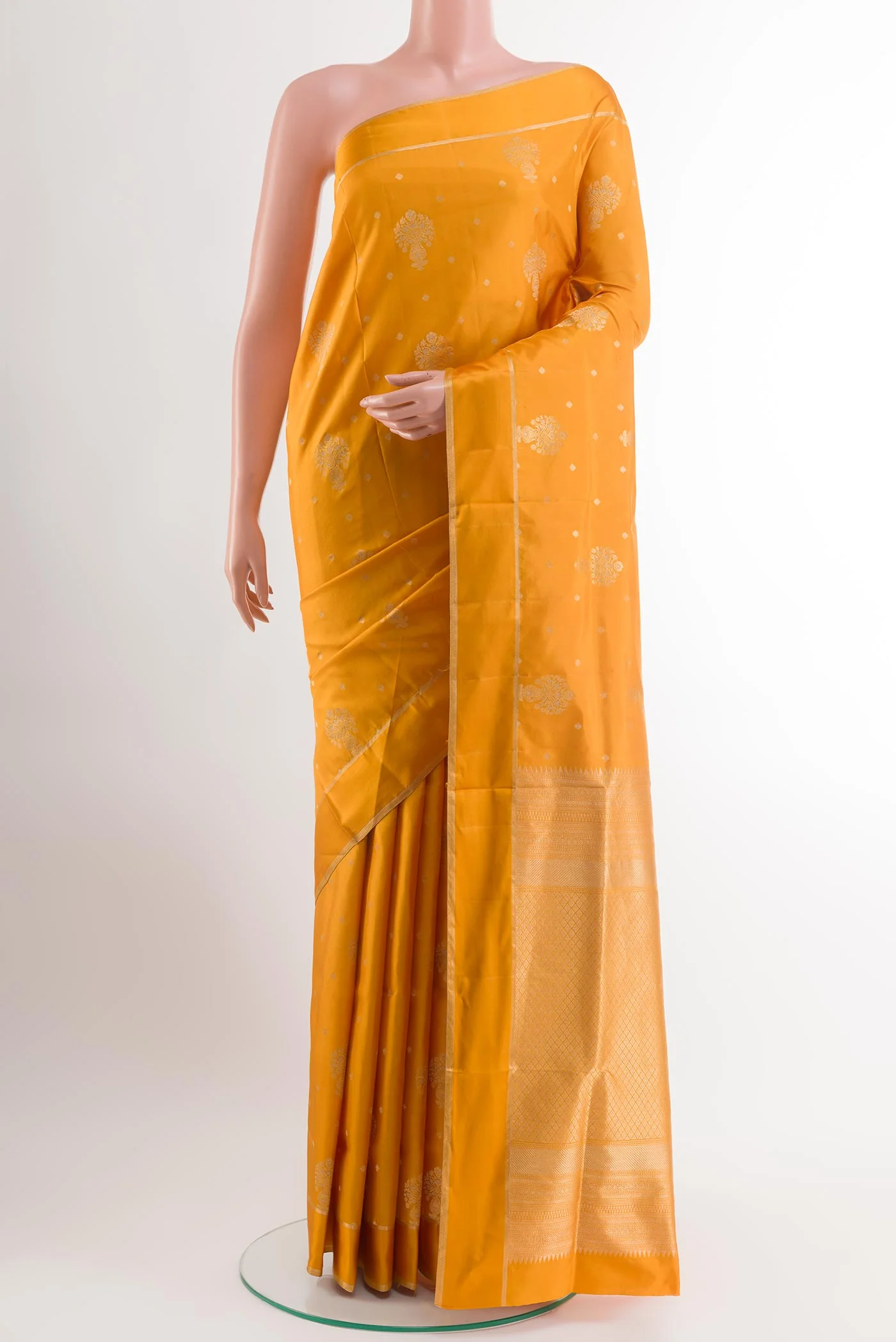 Yellow Soft Silk Saree