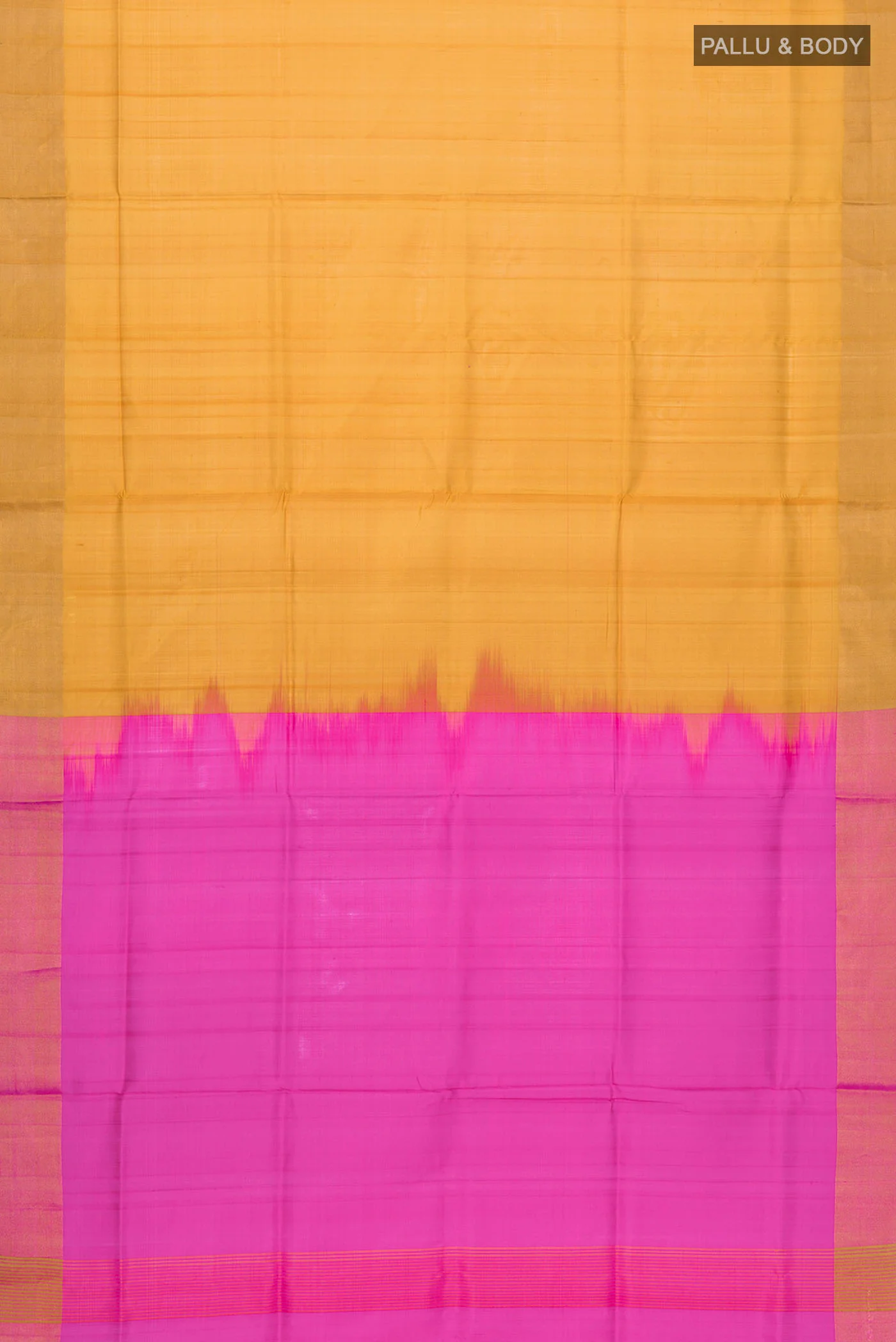Yellow Uppada Silk Saree - Image 3
